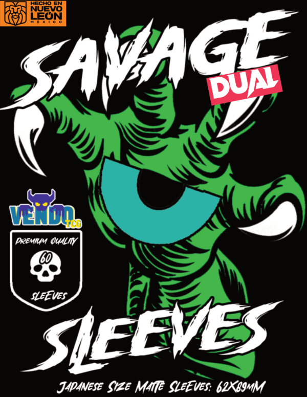 Micas Savage Tamaño YGO DUAL - TURQUESA