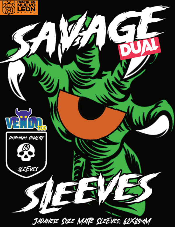 Micas Savage Tamaño YGO DUAL - NARANJA