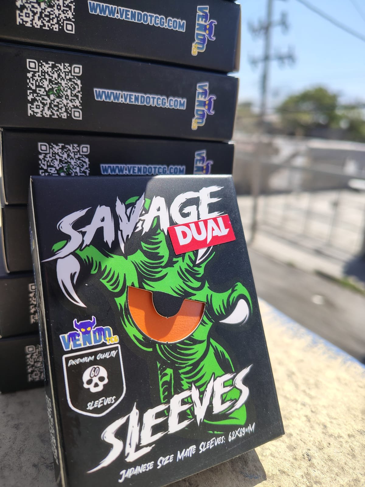 Micas Savage Tamaño YGO DUAL - NARANJA