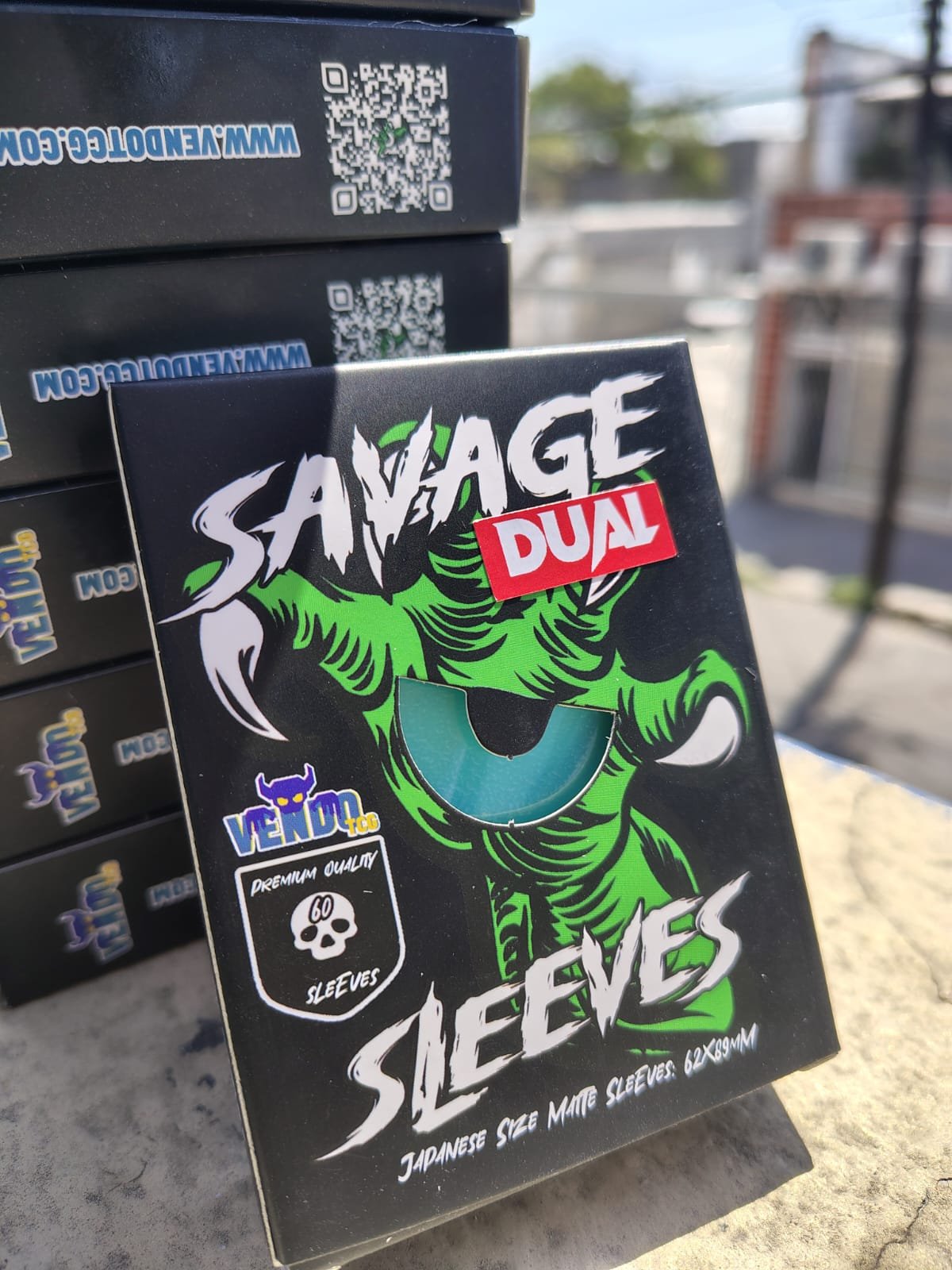 Micas Savage Tamaño YGO DUAL - TURQUESA