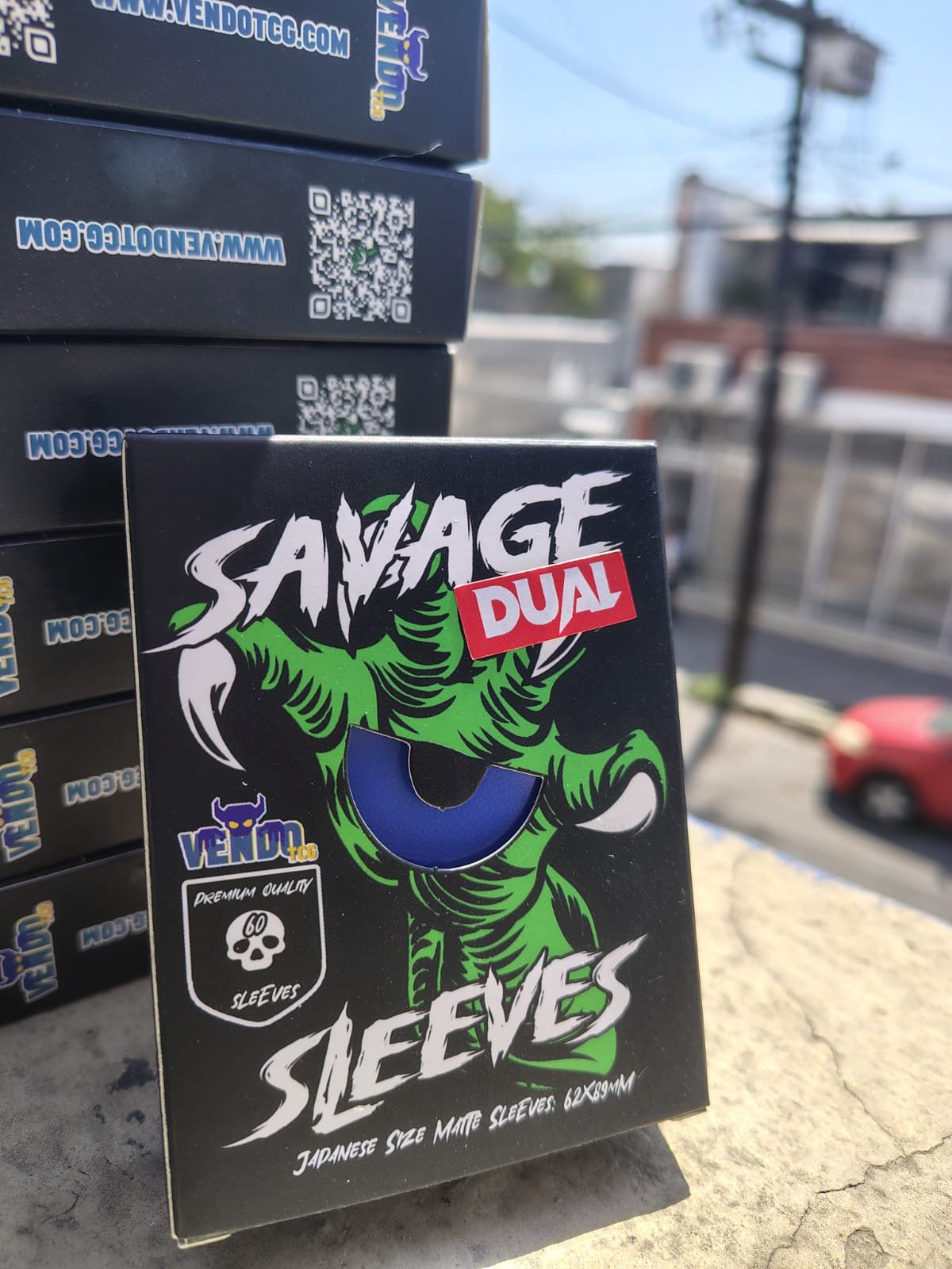 Micas Savage Tamaño YGO DUAL - AZUL
