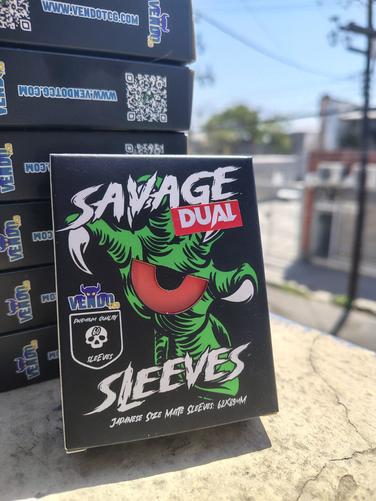 Micas Savage Tamaño YGO DUAL - ROJO