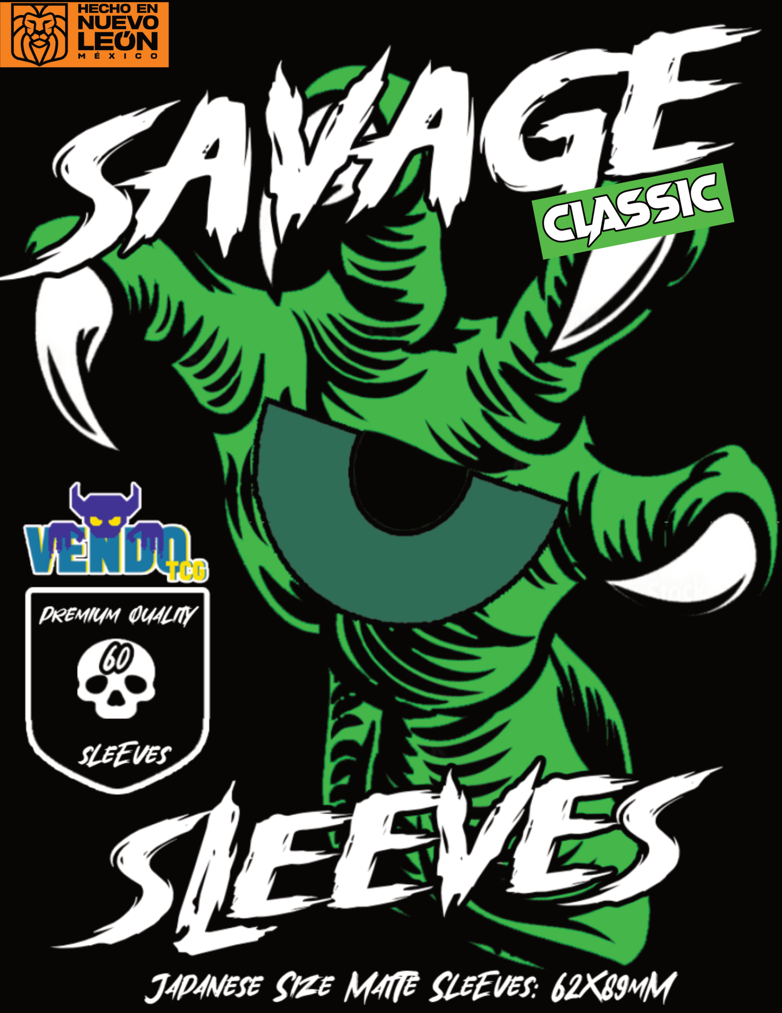 Micas Savage Tamaño YGO CLASSIC- VERDE