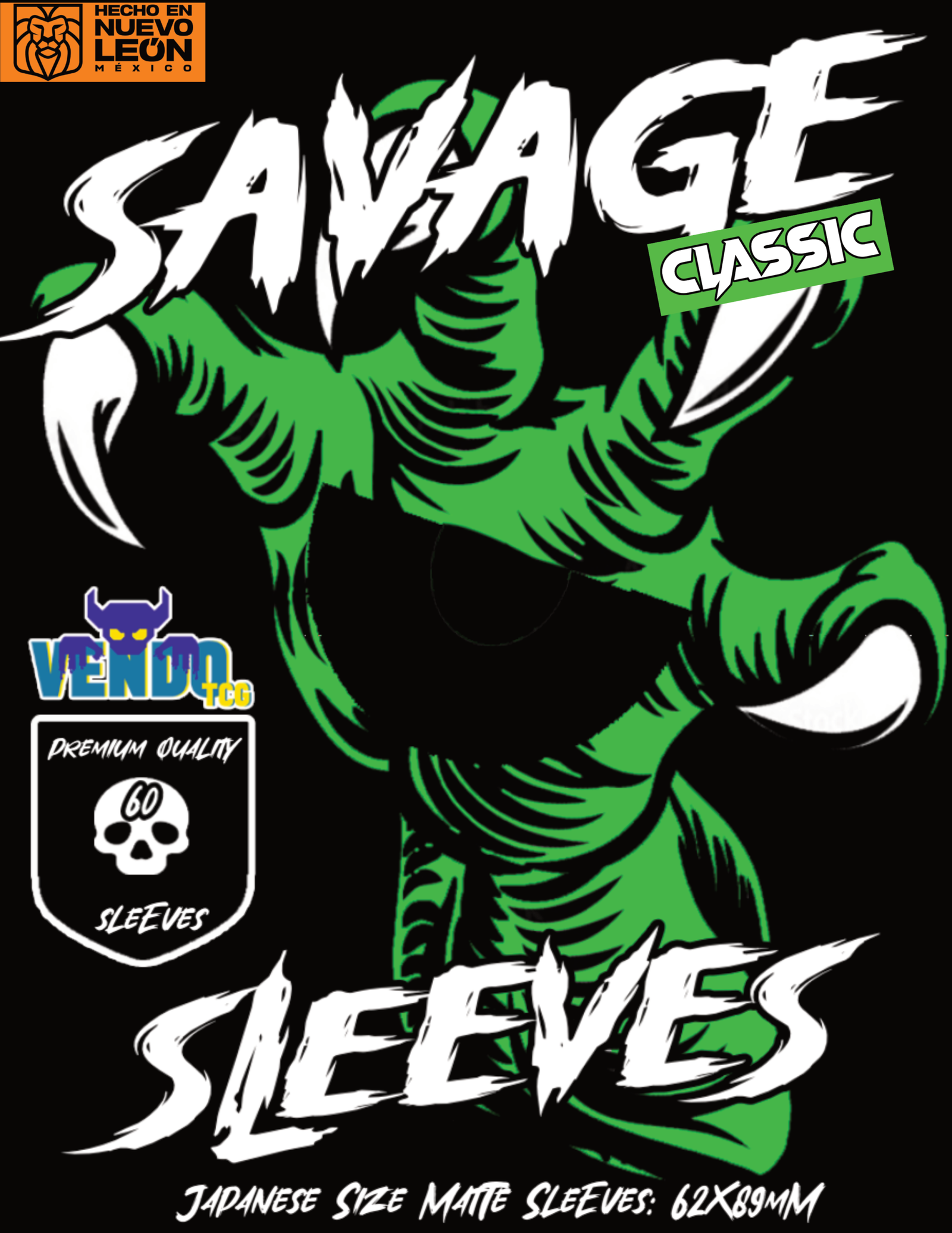 Micas Savage Tamaño YGO CLASSIC- NEGRO
