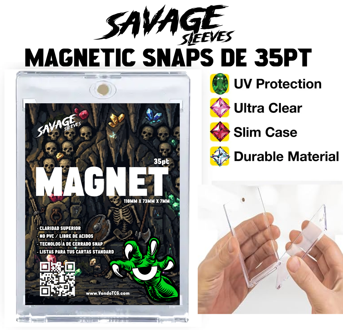 Magnetic Snap Case Savage (Full Case 18pz)